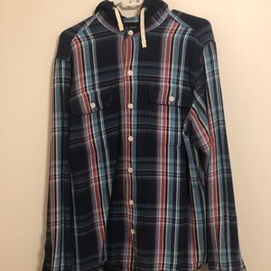 Ralph Lauren hooded waffle pull over